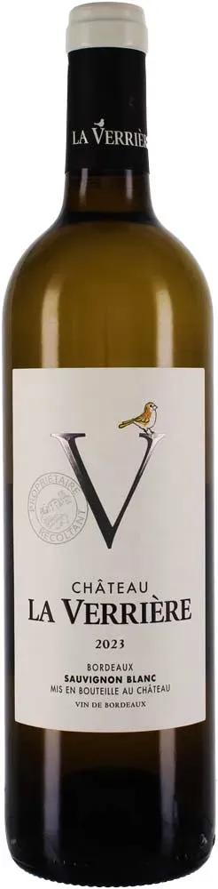 Château La Verriere Sauvignon Blanc 2023 - Weißwein / trocken - Frankreich / Bordeaux - Sauvignon Blanc /