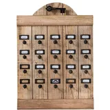 More2Home Schlüsselkasten Schlüsselbrett KEY, recyceltes Holz, 50 cm breit