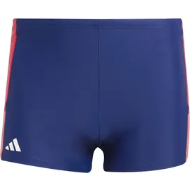 adidas Colorblock Swim Boxer-Badehose Dark Blue / Pure Ruby / Lucid Red M