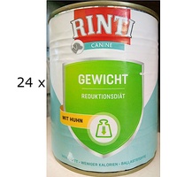 Rinti (EUR 5,72/kg) RINTI Canine Gewicht Reduktionsdiät für Hunde: 24 Dosen x 800 g = kg)