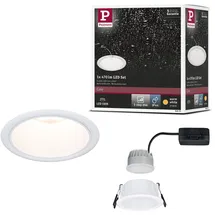 Paulmann 94872 Cole Coin Einbauleuchte LED 6W Weiß