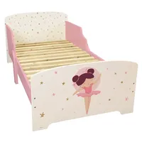 Fun House Kinderbett Ballerina 140 x 70 cm MDF weiß