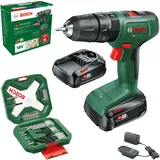 Bosch EasyImpact 18V-40 inkl. 2 x 2,0 Ah + Bohrer Set 34-tlg.