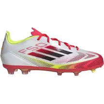 adidas Kinder Fussball-Rasenschuhe F50 Elite Kids, FTWWHT/CBLACK/SYELLO, 36 2⁄3