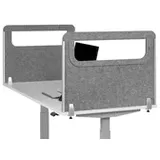 Bakker Elkhuizen BakkerElkhuizen BNESSSALGYD60 Bakker Seitenwand rund mit Acrylglasscheibe grau