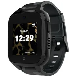 Xplora XGO3 2nd Gen Kindersmartwatch | Xplora XGO3 2nd Gen, GPS, Robuste Bauweise, Animal Print Armband, Schwarz