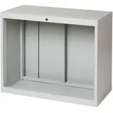 Regalwerk BERT-Schubladenschrank-Korpus 700 Gehäuse ohne Schubladen in RAL 7035