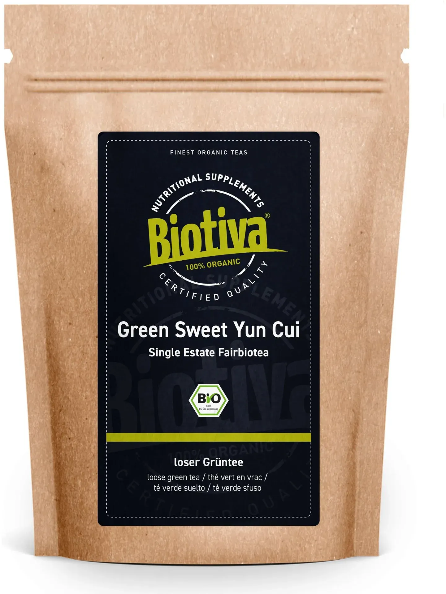 Biotiva Grüntee Projekt-Tee Sweet Yun Cui Bio Tee 250 g