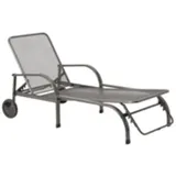 MWH Das Original Chalet Rollliege 186 x 82 x 49 cm eisengrau
