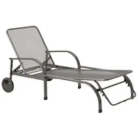 MWH Das Original Chalet Rollliege 186 x 82 x 49 cm eisengrau