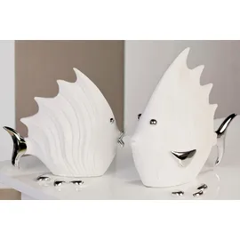 Gilde Tierfigur Fischfigur (1 St) weiß