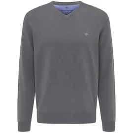 FYNCH-HATTON Pullover mit V-Ausschnitt Grau XXL