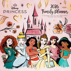 DISNEY PRINCESS Family Planner - Kalender 2026