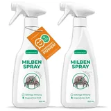 Milbenspray für Matratzen & Textil - Milben im Bett bekämpfen: 2 x 500 ml