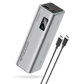 cuktech Powerbank CUKP200XGLGR 100W 20000mAh 2 x USB-C 1 x USB-A - grau - Grau