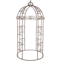 deluke Deko-Pavillon EMMA 1,5 x 1,5 m Rostfarben
