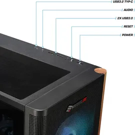 Kiebel kiebel.de Gaming PC Wooden V AMD Ryzen 5 5500, 32GB DDR4, AMD Radeon RX 7600 8 GB, 1TB SSD, Windows 11, Gaming PC