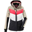 KILLTEC Damen Funktionsjacke KSW 253 WMN SKI JCKT, hell camel / schwarz blau / we, 40