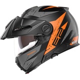 Schuberth E2 Explorer Orange Motorradhelm schwarz, 59