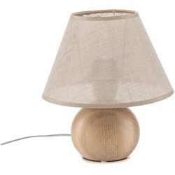 Envostar - Gill Tischleuchte Wood/Beige - cm - 24 cm