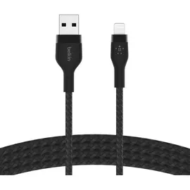 Belkin Flex Lightning/usb-a 1m mfi zert., Schwarz