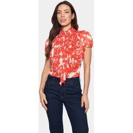 St Tropez Rüschenbluse LiljaSZ Crinkle SS Shirt orange M