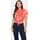 St Tropez Rüschenbluse LiljaSZ Crinkle SS Shirt orange M