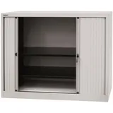 Bisley Rollladenschrank Rollladenschrank EuroTambour in Silber - Maße: H 103 x B 120 x T 43 cm grau|silberfarben