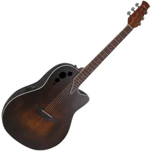 Applause E-Akustikgitarre Elite Mid Cutaway - Roundback Lyrachord Korpus Mid-Depth - AP3TP Preamp- Decke Fichte - Vintage Varnish Satin