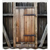 ABAKUHAUS Duschvorhang 175 x 220 cm braun