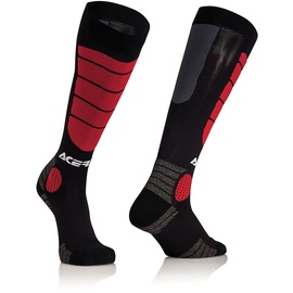 Acer Acerbis 0021633.323.063 MX Auswirkungen Socken, Schwarz/Rot