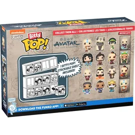 Funko Avatar: The Last Airbender - Aang mit Momo, Appa, Toph Bitty Pop! 2,2 cm (4er Set)