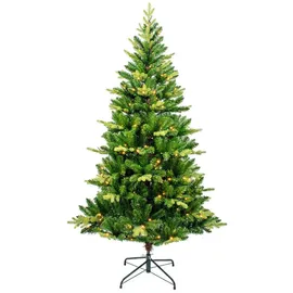 Buri Künstlicher LED Weihnachtsbaum 180cm Christbaum Tannenbaum Weihnachtstanne
