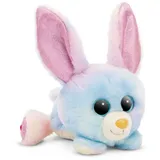 NICI Kuscheltier Hase Rainbow Candy 25cm liegend - Flauschiges Stofftier mit großen, niedlichen Glitzeraugen, Plüschtier für Schmusetierliebhaber - 49740