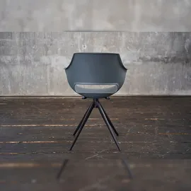 KAWOLA Zaja Kunststoff drehbar anthrazit