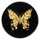 Formano Wandbild Wanddeko Diamant Schmetterling