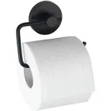 Wenko Toilettenpapierhalter Milazzo Vacuum-Loc Schwarz