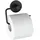 Wenko Toilettenpapierhalter Milazzo Vacuum-Loc Schwarz