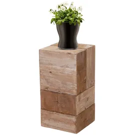 Mendler Blumentisch HWC-A15 60 x 60 cm Braun
