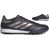 Adidas Herren Fussballschuhe Copa Pure 2 League TF IG8720 42 2/3 - Aurora Black/Platin Met./Turbo