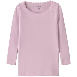 NAME IT Mädchen Nmfkab Ls Top Noos, Fragrant Lilac, 92 cm - 92