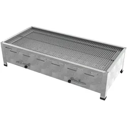 ChattenGlut Professional 6er Holzkohle Bräter Tischgerät Grill mit Rost 1140x530x300mm