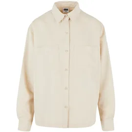 URBAN CLASSICS Oversized Twill Langarmhemd Sand M