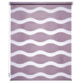 LIEDECO Doppelrollo Wave 90 x 150 cm rosa