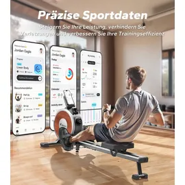 Merach Rudergerät Weiß