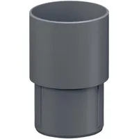 Inefa Fallrohr Verbinder PVC DN75 75mm Anthrazit