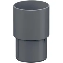 Inefa Fallrohr Verbinder PVC DN75 75mm Anthrazit