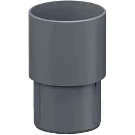 Inefa Fallrohr Verbinder PVC DN75 75mm Anthrazit