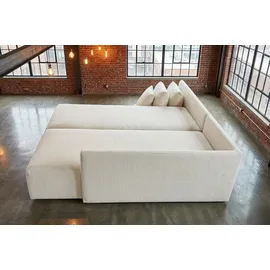 KAWOLA Schlafsofa SADIRA cremeweiß