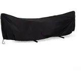 Eawfgtuw Strapazierfähige Abdeckung für Hollywoodschaukel, wetterfest, mit Aufbewahrungstasche, Belüftungsdesign für Gartenmöbel, 446 x 140 x 97 cm